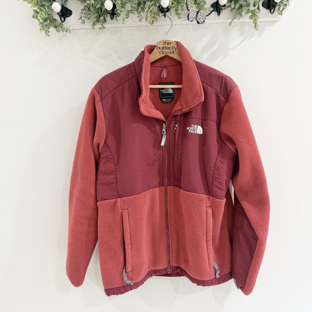 Womens The North Face Pink Denali Fleece Jacket XL KD